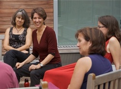 Mary Naden teaches a group Alexander Technique workshop in Takoma Park, MD